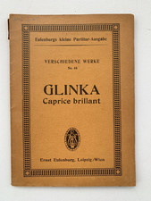 Noten. Glinka. Caprice brillant.  Taschenpartitur.