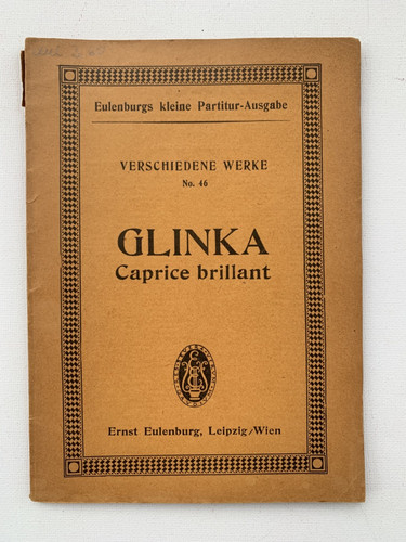 Noten glinka caprice - noten.,