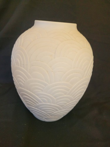 Große bisquitporzellan vase - große,