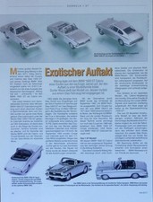 BMW 1600 GT Cabrio in 1-87 von Wiking.....ein Modellbericht #1106m