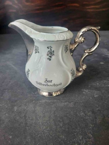 Milchkanne silberhochzeit - milchkanne,