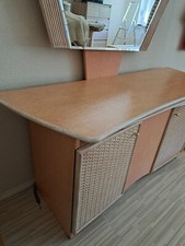 Flechtatelier Schütz Flechtwerk Schminktisch Sideboard im roseton