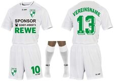 JAKO 14er Trikotsatz + Hose + Stutzen + Profibeflockung Schattennummer