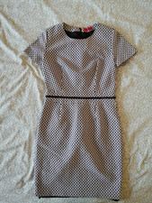 Hugo Boss Damen Kleid, Gr. 36, Mehrfarbig, Baumwolle, Polyester