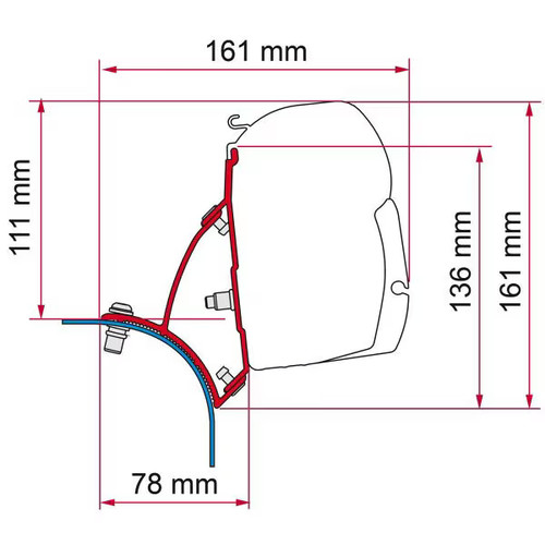 Fiamma f45 adapter für - fiamma,