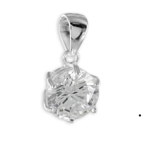 925 silber anhänger 8mm - anhänger,