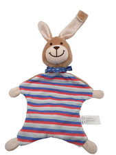TCM Hase Schmusetuch Schnuffeltuch gestreift Tchibo ca. 40 cm