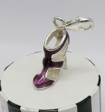Rar ! Thomas Sabo Lila High Heel Charmanhänger  925er Sterlingsilber  Silver 