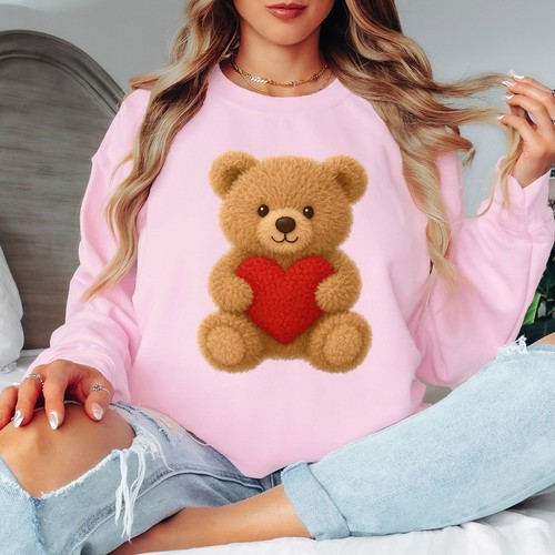 Teddybär mit herz - mit, damen