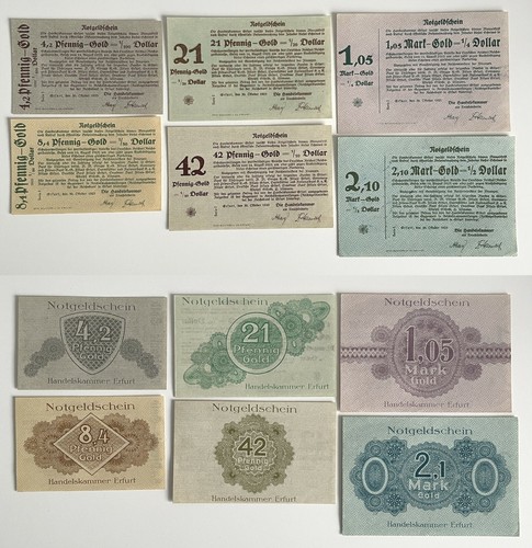 Banknoten wertbeständiges - 6,