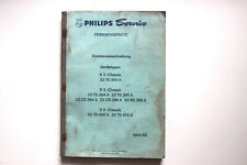 Philips Service Fernsehgeräte Funktionsbeschreibung 1964/65 Röhrenfernseher