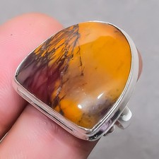 Mookait Edelstein Mode Ethno Geschenk Verstellbar Verlobung Schmuck Ring SR 2147