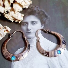 Goldene Antik Jugendstil Opal