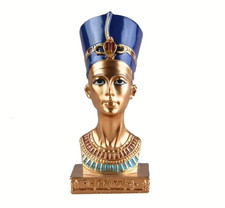 Nofretete Büste Figur Deko Statue Ägypten Pharao Königin Skulptur Geschenk Idee