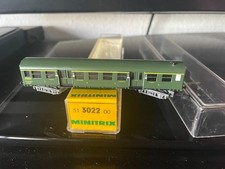Minitrix  51 3022 00, Personenwagen der SNCF Nahverkehr 1. Klasse   NEU + OVP