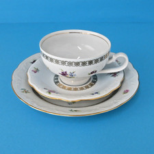 Sammeltassen Gedeck 3-teilig Porzellan Kahla Made in GDR DDR