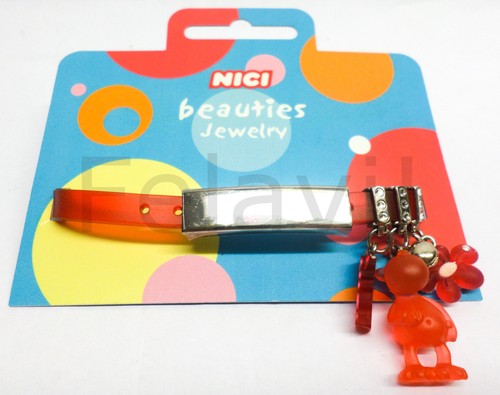 Nici armband transparent rot - armband,