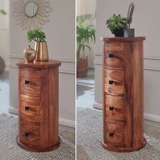 FineBuy Kommode mit Schubladen Sideboard Holz Massiv Beistellschrank Sheesham