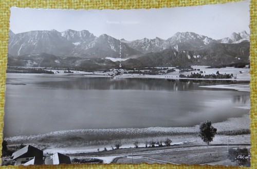Ansichtskarte füssen - ansichtskarte,