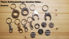 Einkaufswagen Chips - EKW - Korbchip - Thema: Schlüsselanhänger, Karabiner Haken
