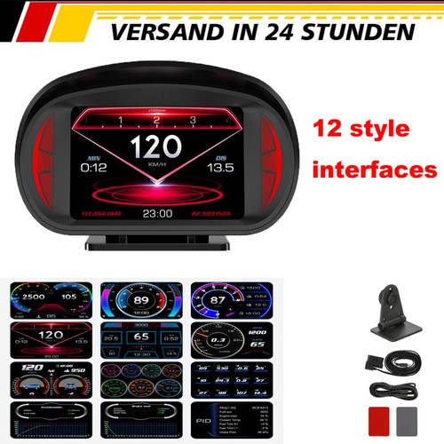 Auto kfz hud obd2 - kfz, +