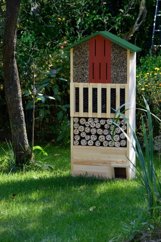 Xxl insektenhotel wand mit - xxl, insektenhotel-wand