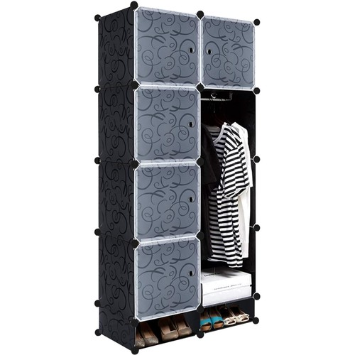 Kleiderschrank schwarz - kleiderschrank,