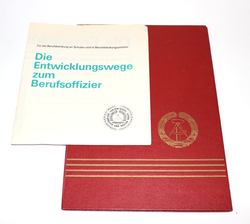 Nva ddr dokumentenmappe mit - -,