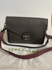 Longchamp Damen Umhängetasche Grau