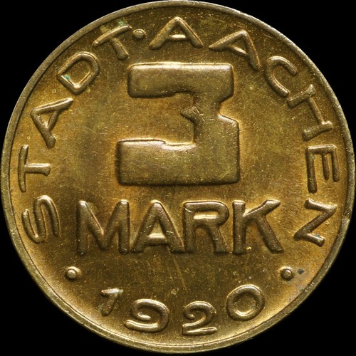 Notgeld mark 1920 alfred - notgeld:, 1920,