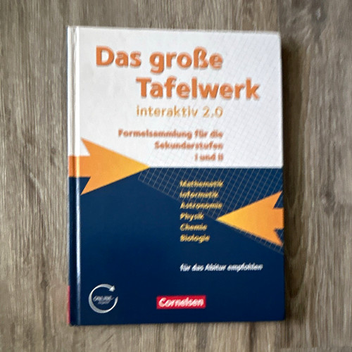 Cornelsen das große - das, tafelwerk