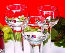 Aquavit  "Linie Fra Norge " Stamper Kurzer Shot Bar 2cl Norway Perfektes Dinner
