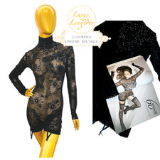 60TH ANNIVERSARY JUMPSUIT by Wolford S Strapse mit Swarovski-ELEMENTS