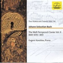Bach well tempered clavier vol - bach:well,