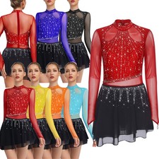 Damen Tanzkleid Eiskunstlauf