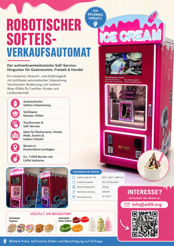 Automatischer softeis roboter - automatischer, softeis-roboter