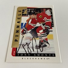 NHL Card-Tony Amonte-Autograph BAP Pinnacle 1997-Chicago