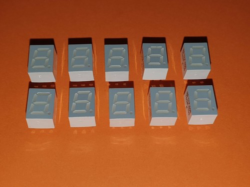 10x segment led anzeige - 10x, 7mm
