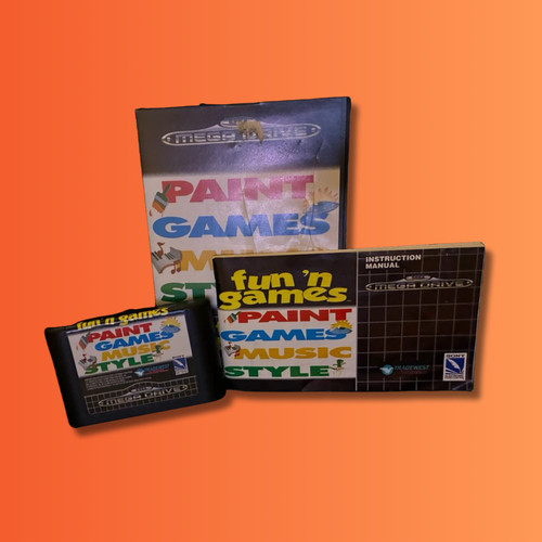 Paint games music - style, fun