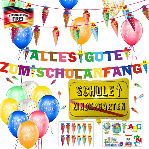 Schulanfang deko set für - deko,