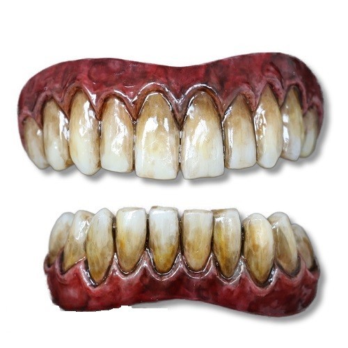 Terrifier teeth art - art, prosthetic