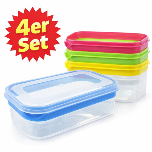 Frischhaltedosen set stück - set, 4
