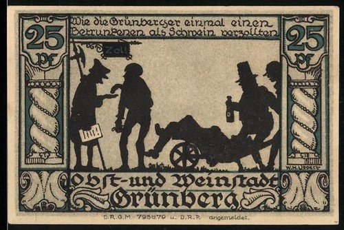 Notgeld grünberg schl 25 - notgeld,