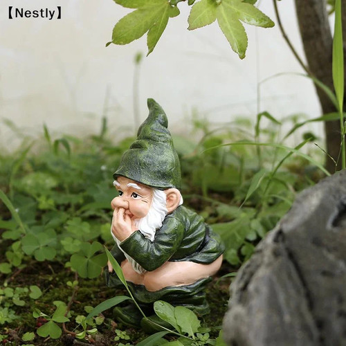 Lustiger gartenzwerg figur - gartenzwerg,