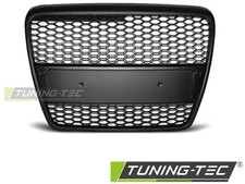 KÜHLERGRILL SPORTGRILL PASSEND FÜR AUDI A6 (C6) 4F 04.04-08 MATT SCHWARZ GRAU36