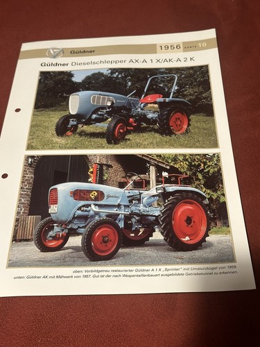 Güldner traktor schlepper - güldner,