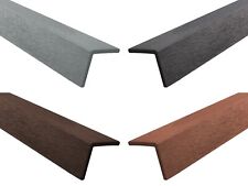 WPC Wandleiste Abschlussleiste Abdeckleiste L-Leiste Winkelleiste 1950x53x53 mm