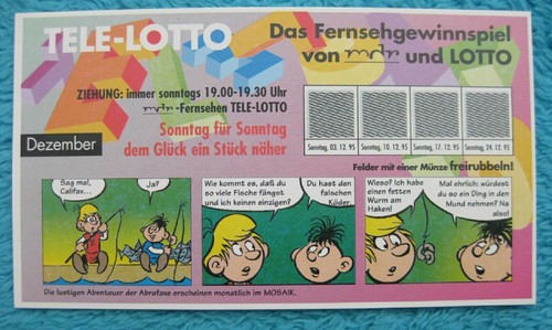 Mosaik abrafaxe tele lotto - abrafaxe, tele-lotto