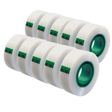 10 x 3M Scotch Magic Tape 810 Klebeband Klebefilm 19 mm x 33 m