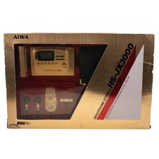 Aiwa HS-JX3000 Full Set Kassettenspieler Walkman mit OVP Akku, Caps Riemen Neu